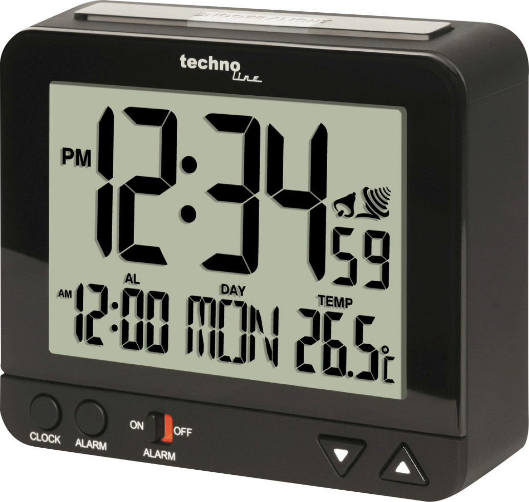 Technoline Funkwecker WT 195 digital schwarz