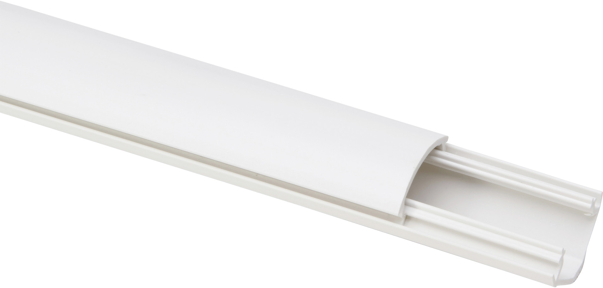 Kabelkanal mit abnehmbaren Deckel 2 m, 23 x 23 mm, weiß