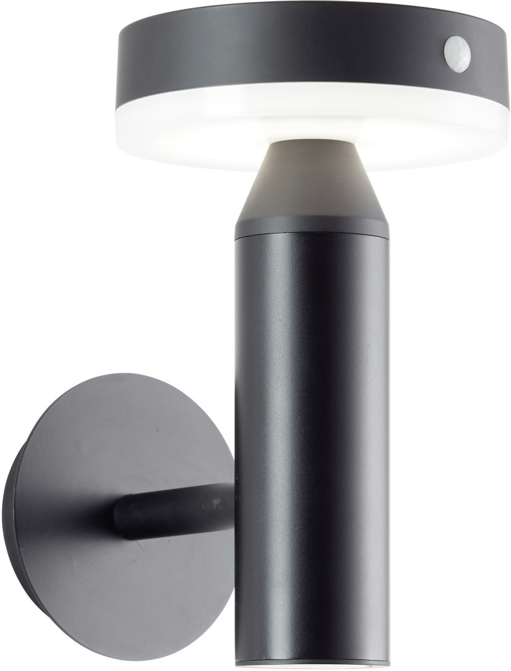 Brilliant Solar-Außenwandleuchte Magua 4W neutralweiß