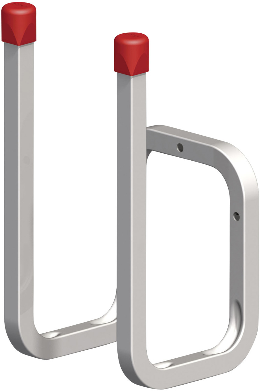 alfer Stiefelhalter 98 mm 98 x 120 x 400 mm Maß D: 98.0 mm verzinkt rot