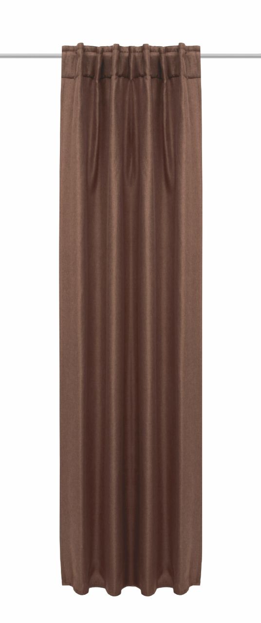 Neusser Collection Verdunklungsschal Dimout Sibille schoko, 135 x 245 cm