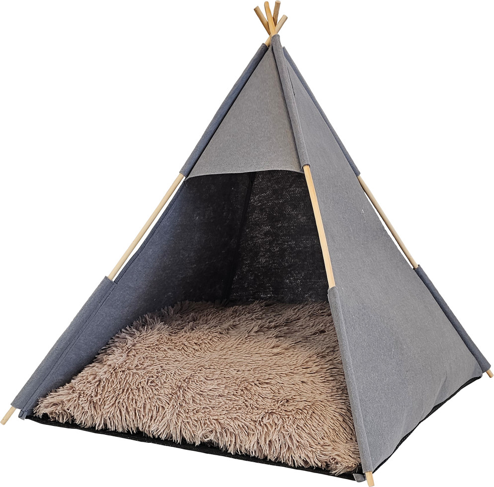 Nobby Katzenzelt Tenda 70 x 70 cm grau