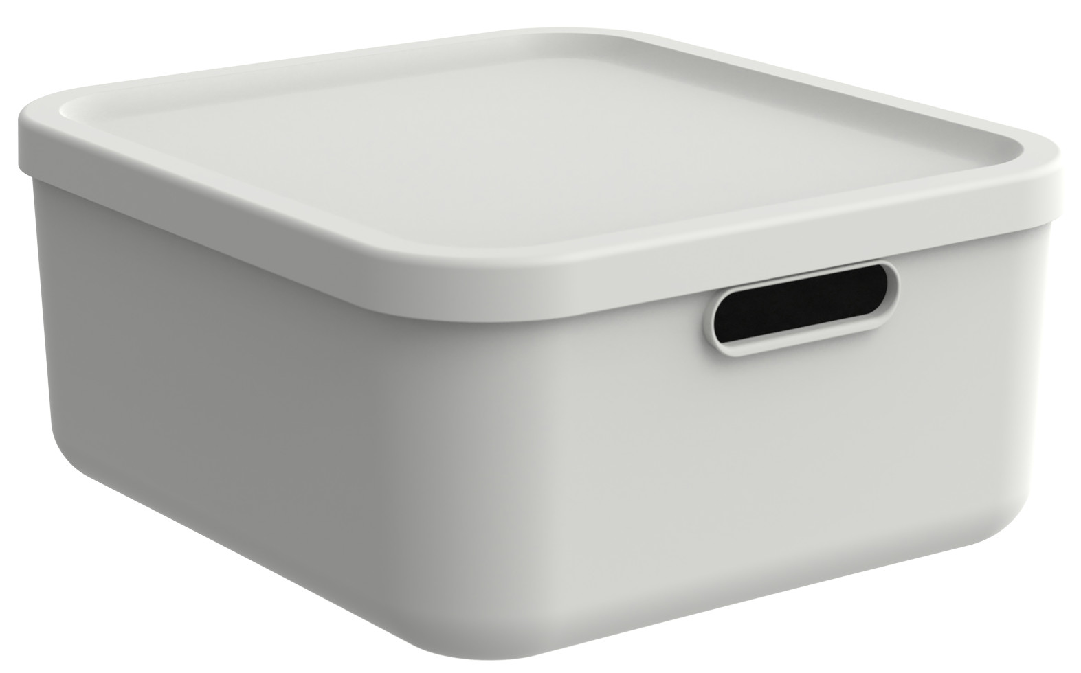 Rotho Aufbewahrungsbox 20 L Albula weiß inkl. Deckel