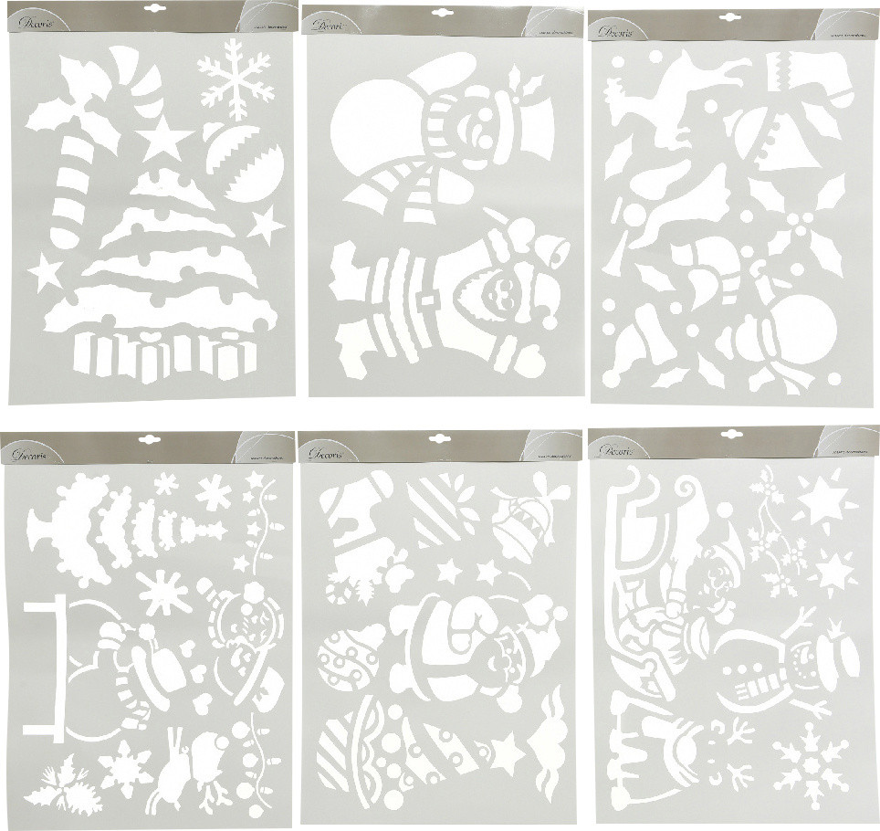 Kaemingk Schablonen XL weiß 44,5 x 59,5 cm