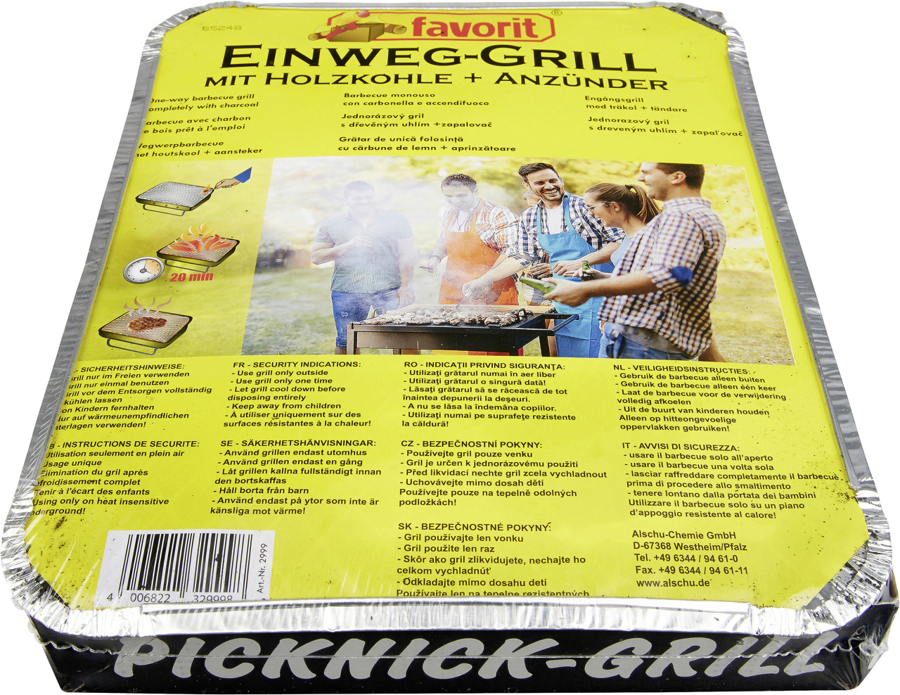 Favorit Einweg- und Picknick-Grill