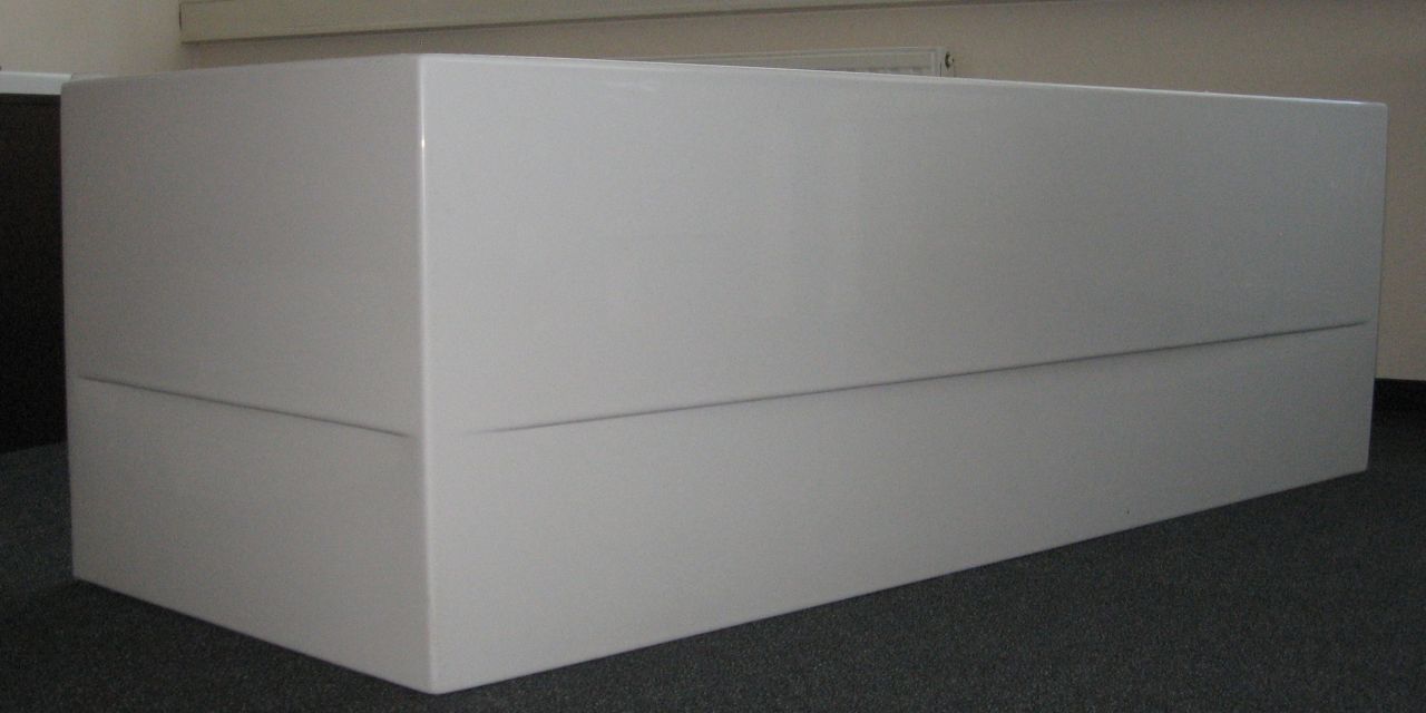 Ottofond Acrylschürze Galia II 175 cm, weiß, Modell A