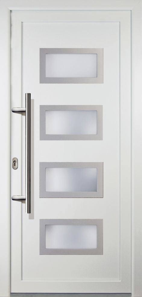 Meeth Haustür Signum PVC Modell 92 88 x 200 cm, DIN links, weiß