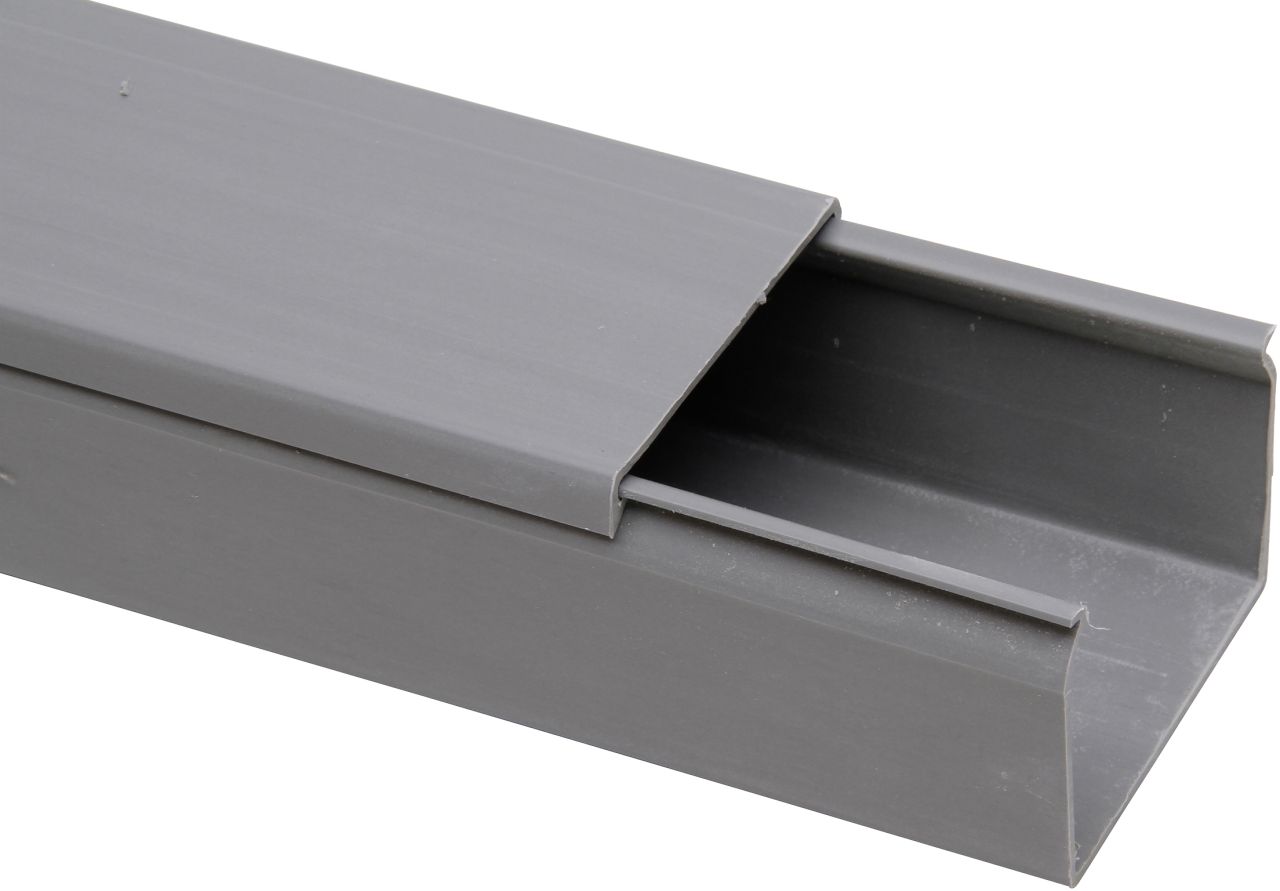 Kabelkanal 2 m, 60 x 40 mm, grau