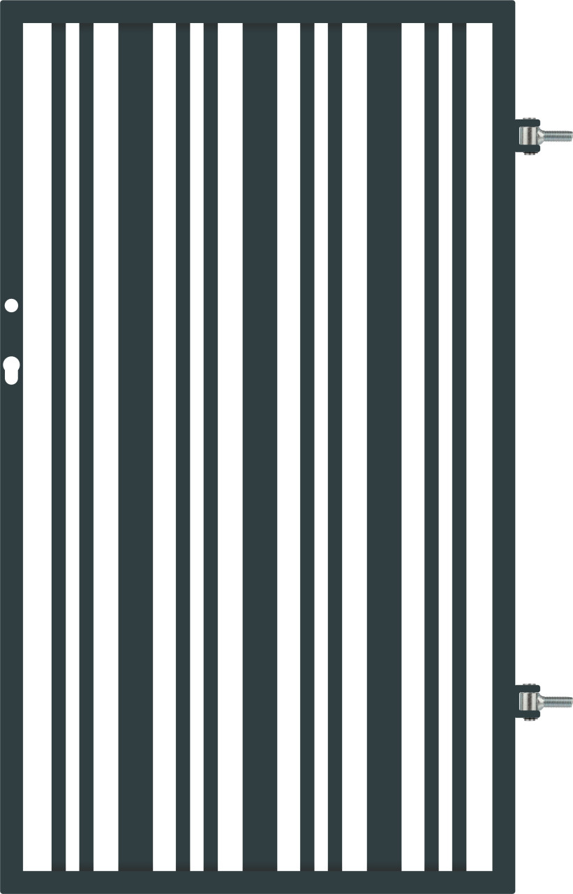 Polbram Einzeltor Berta 120 universal 90 x 120 cm verzinkt anthrazit