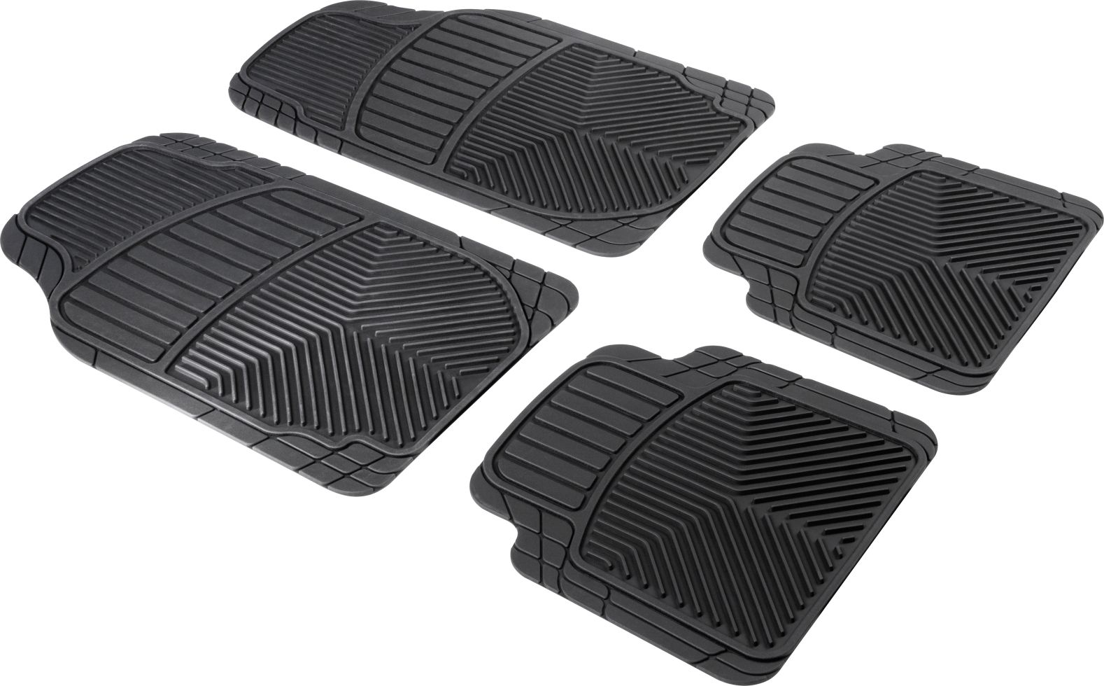Walser Universal Fußmatten Priscus Komplett-Set schwarz