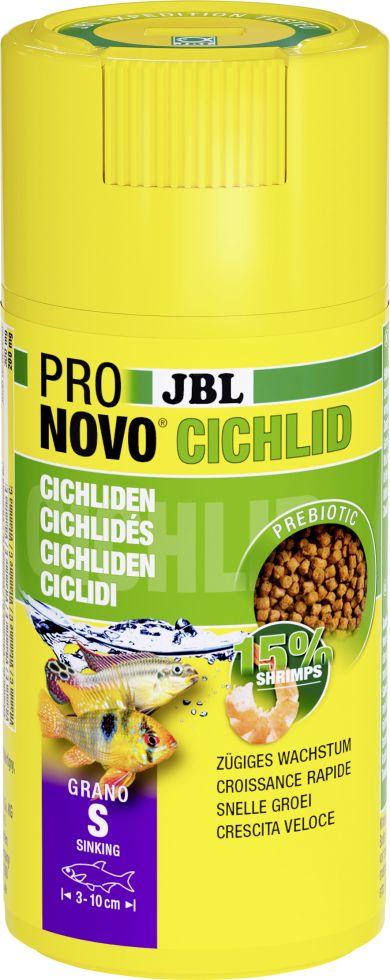 JBL Fischfutter Pronovo Cichlid Grano S Fischfuttergranulat 100 ml