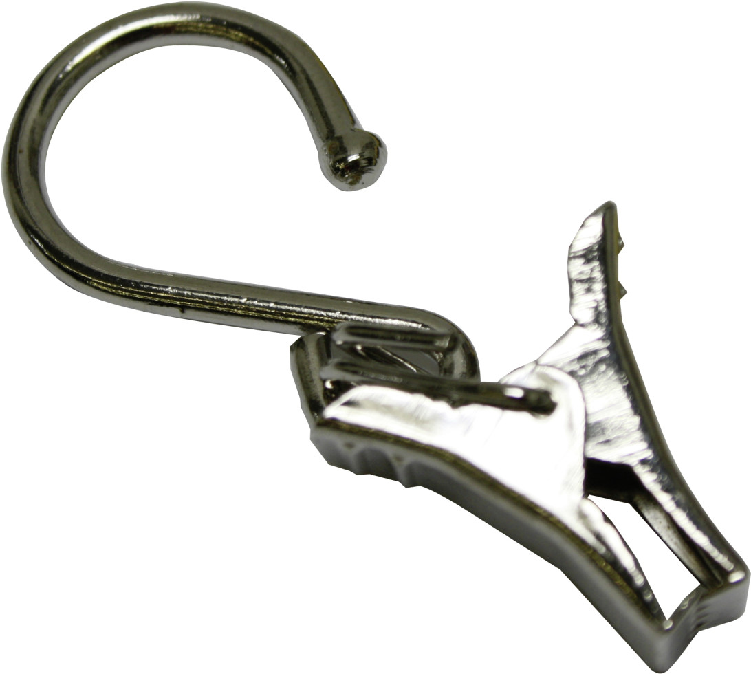 Gardinia Seilklammern nickel, 20-er Pack