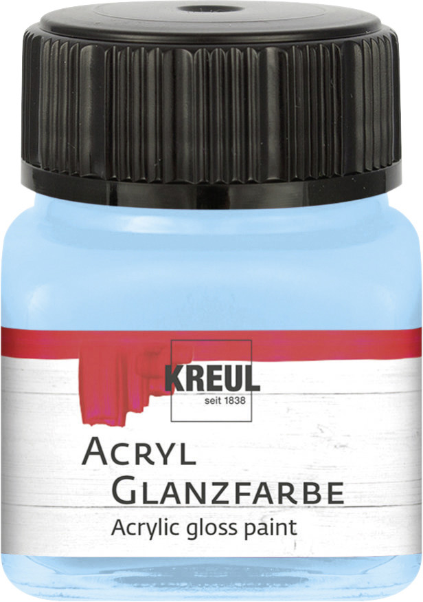 Kreul Acryl Glanzfarbe hellblau 20 ml