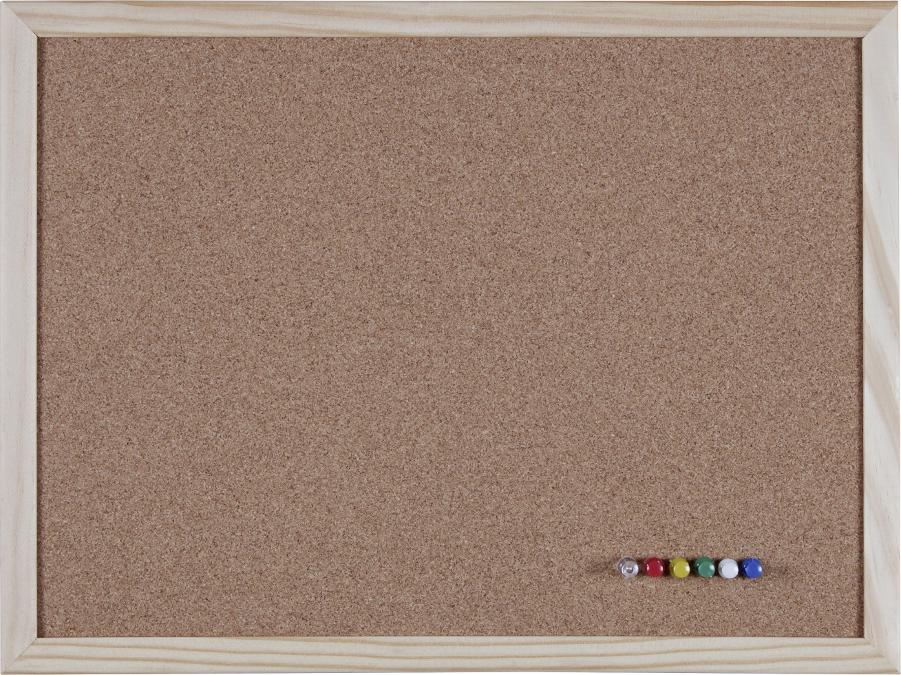 Vigo Pinnwand aus Kork mit Echtholzrahmen, 40 x 30 cm