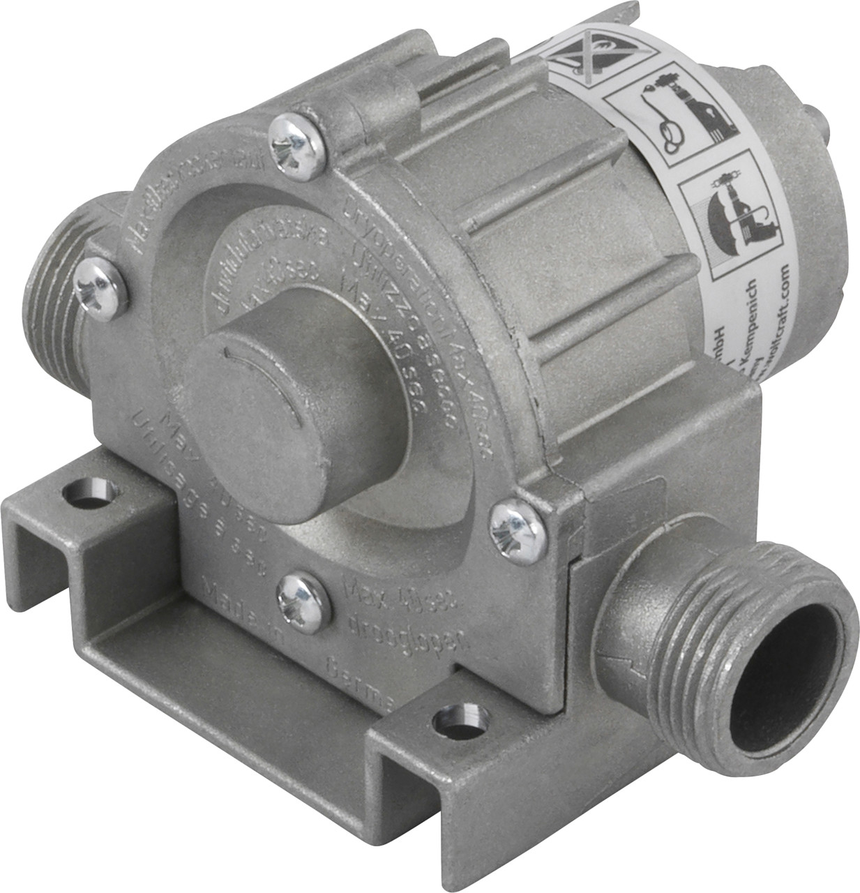 Wolfcraft Bohrmaschinen-Pumpe 3000 l/h Metallgehäuse