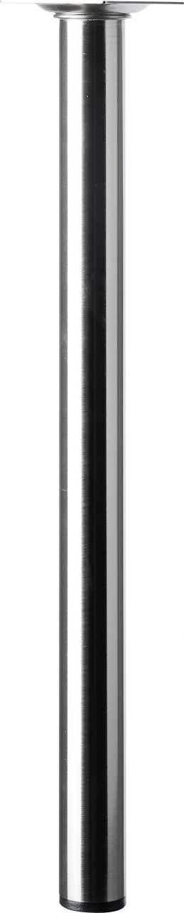 Hettich Tischbein 3,0 x 40 cm Edelstahl-Optik - 1 Stück