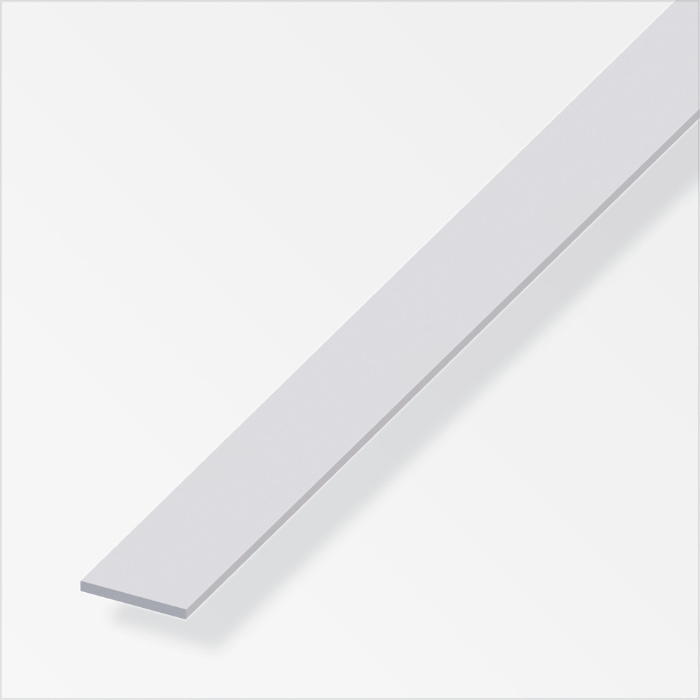 alfer Flachprofil Edelstahl roh natur