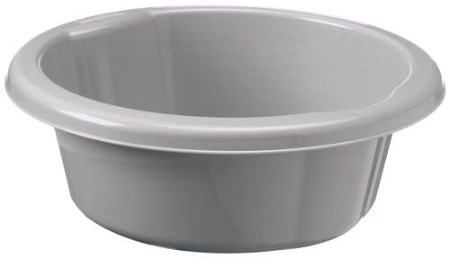 Sunware Schüssel Waterline 5 L silber 32,5 x 32,5 x 11,5 cm