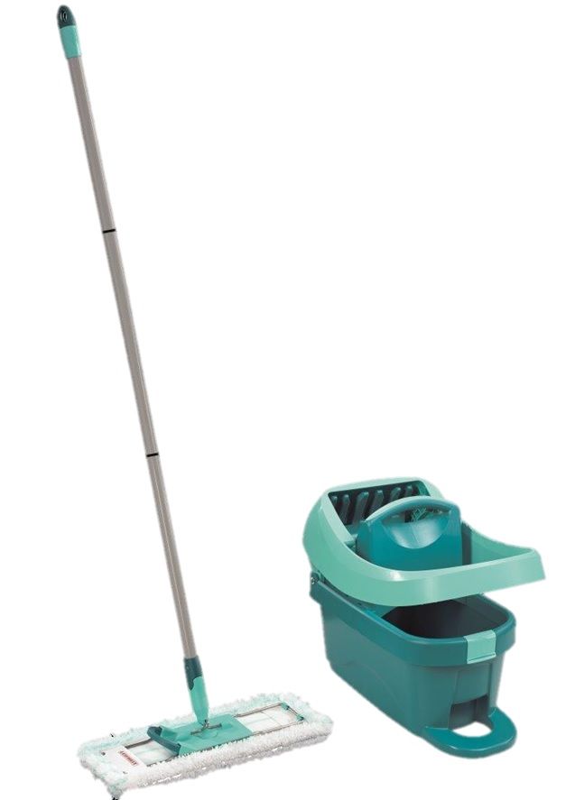 Leifheit Set Wischtuchpresse Profi XL mit Bodenwischer und Rollen