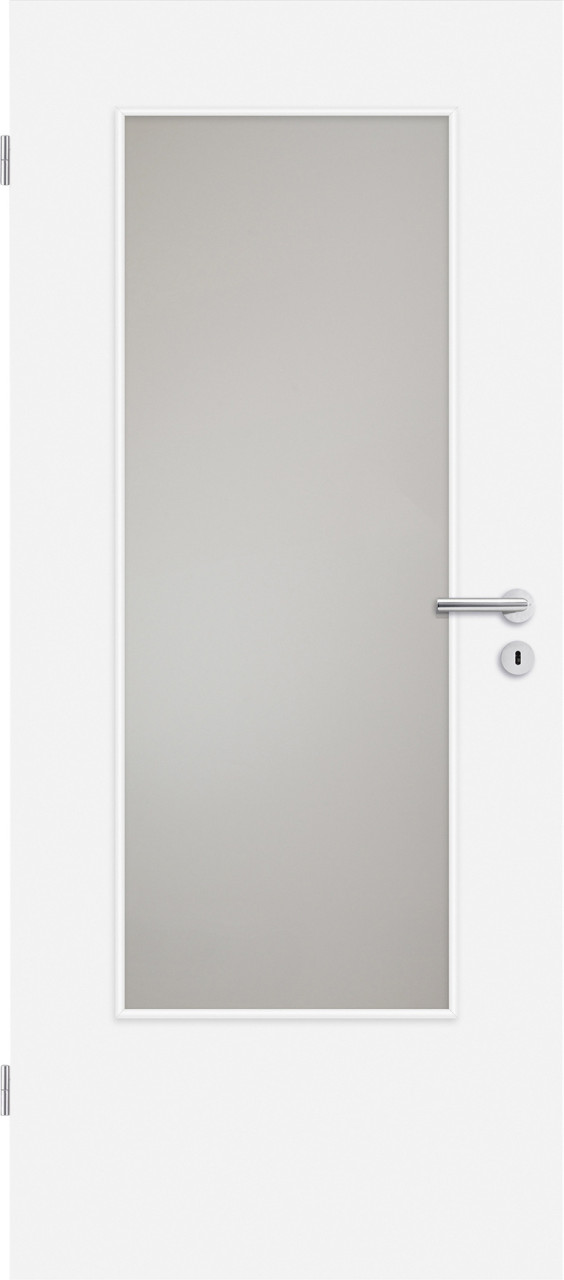 Borne Türblatt Weißlack mit Lichtausschnitt G3 Wabenkern