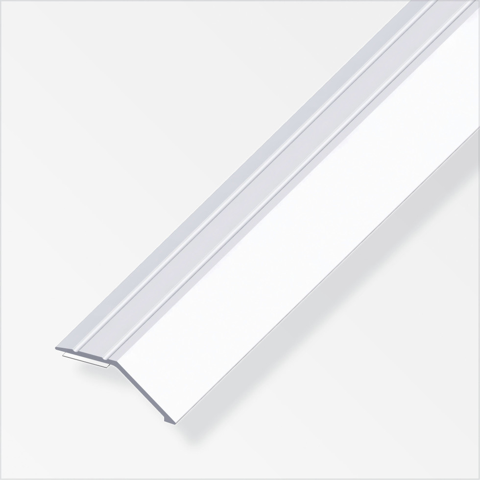 alfer Niveauausgleichs-Profil 1 m, 37 x 10 mm Aluminium eloxiert silber