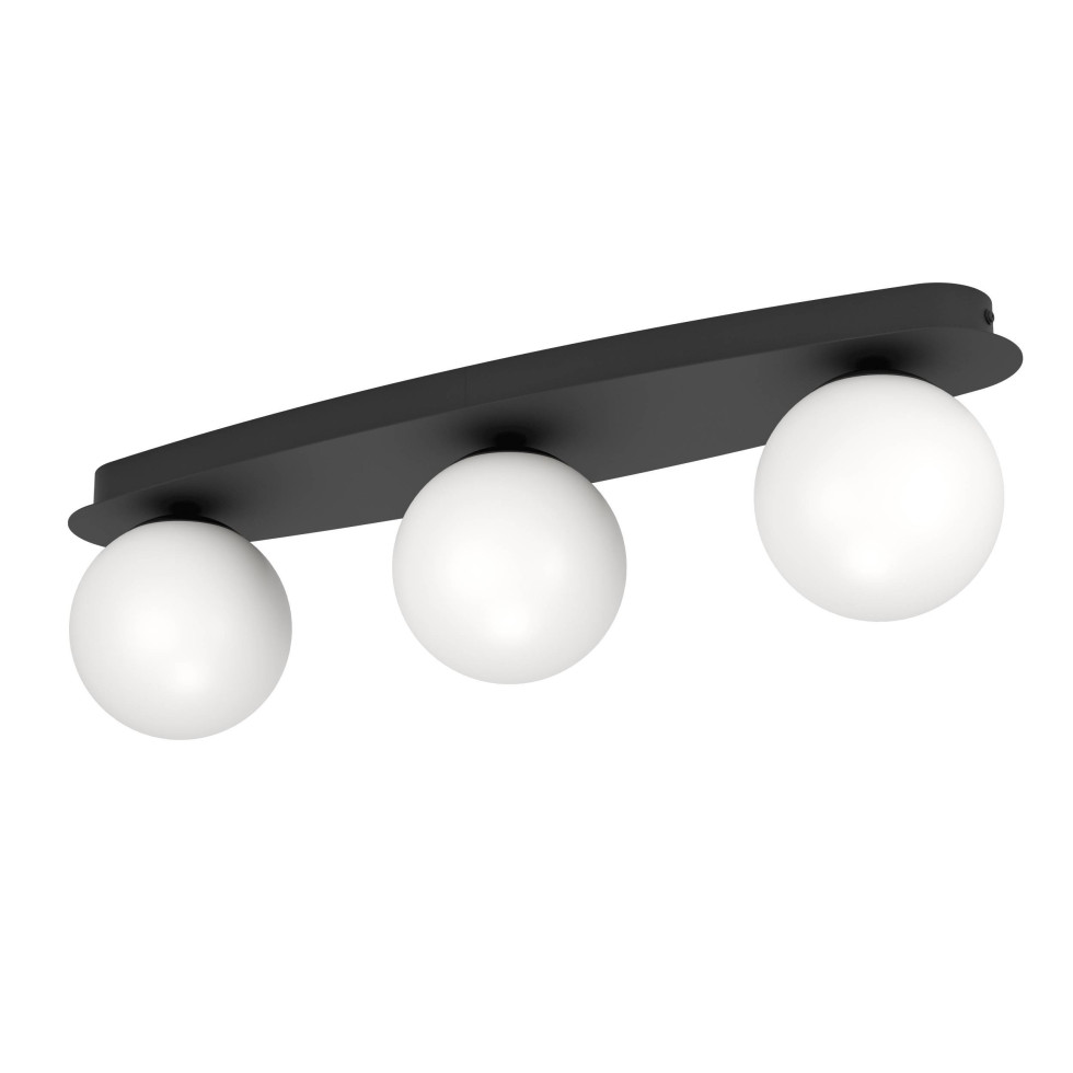Eglo Deckenleuchte Castrovido schwarz 58 x 16 cm warmweiß