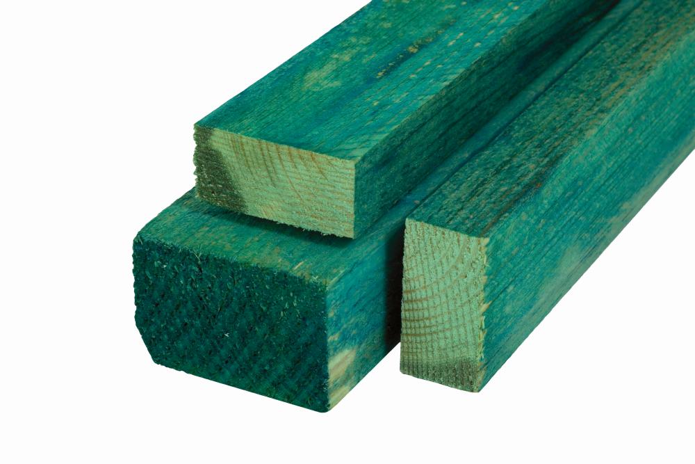 Latte Fichte Tanne imprägniert sägerau 250 cm 48 x 24 mm