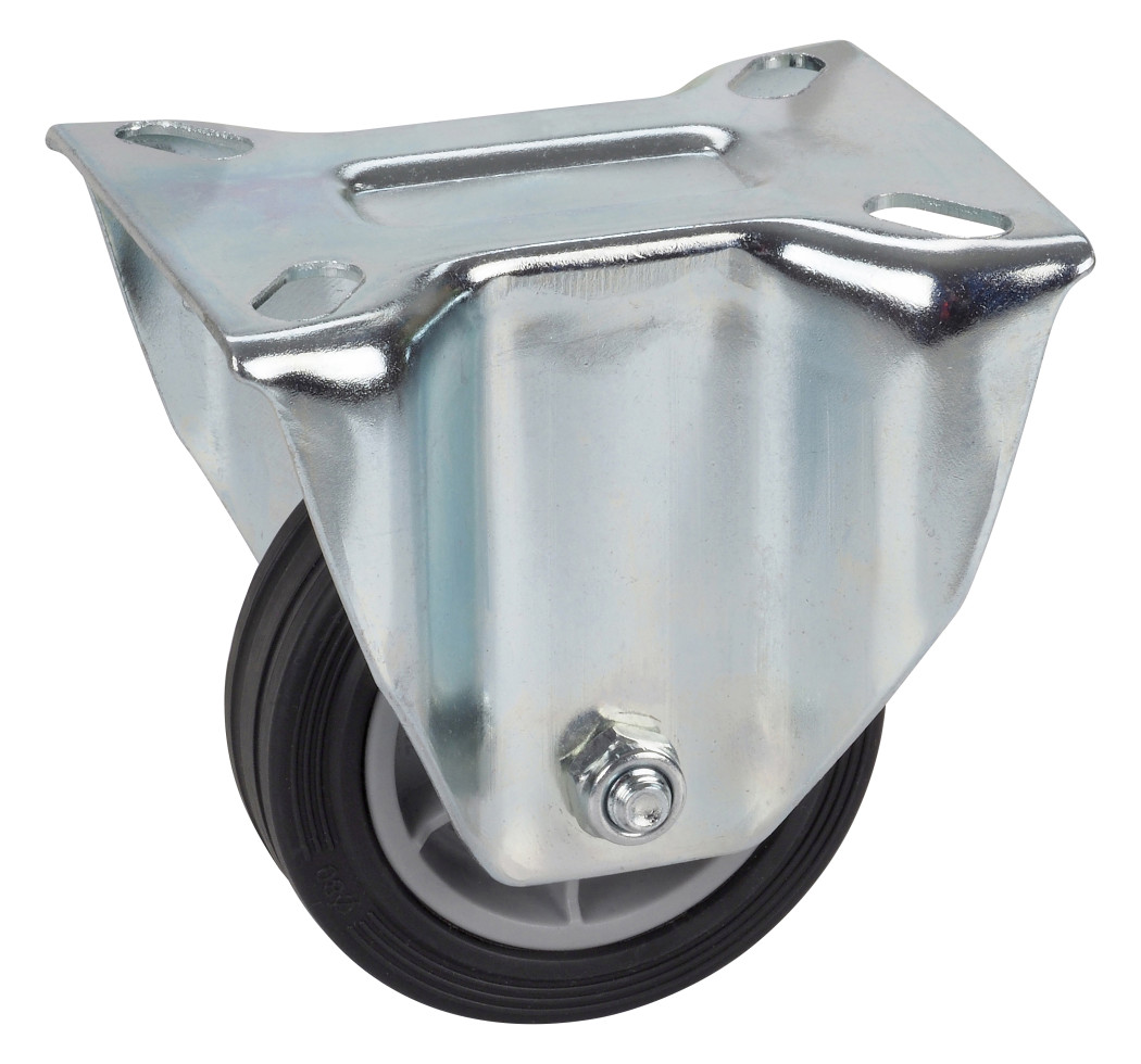 Transportgeräte-Bockrolle 80 x 26 mm Tragkr. 50 kg