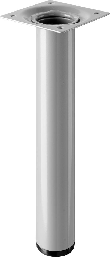 Hettich Tischbein 3,0 x 20 cm Stahl Aluminium-Optik - 1 Stück
