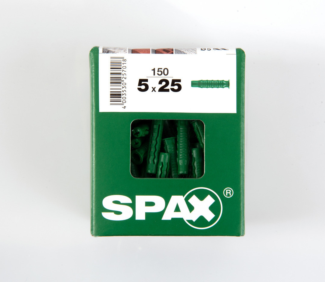 Spax Spreizdübel 5.0 x 25 mm - 150 Stück