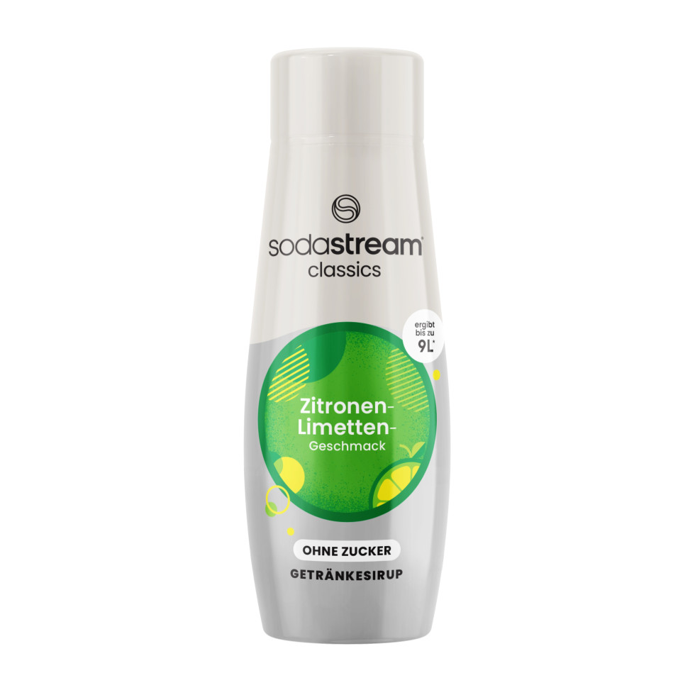 Sodastream Sirup Zitrone-Limette ohne Zucker, 440 ml
