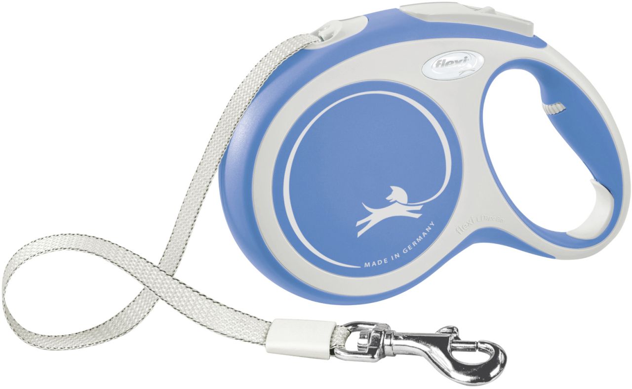 Flexi Hundeleine New Comfort blau, Gurt