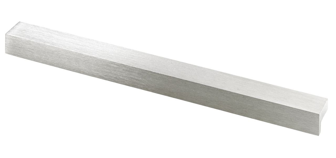Hettich Möbelgriff Aluminium Edelstahl Optik 13 x 175 x 15 mm - 1 Stück
