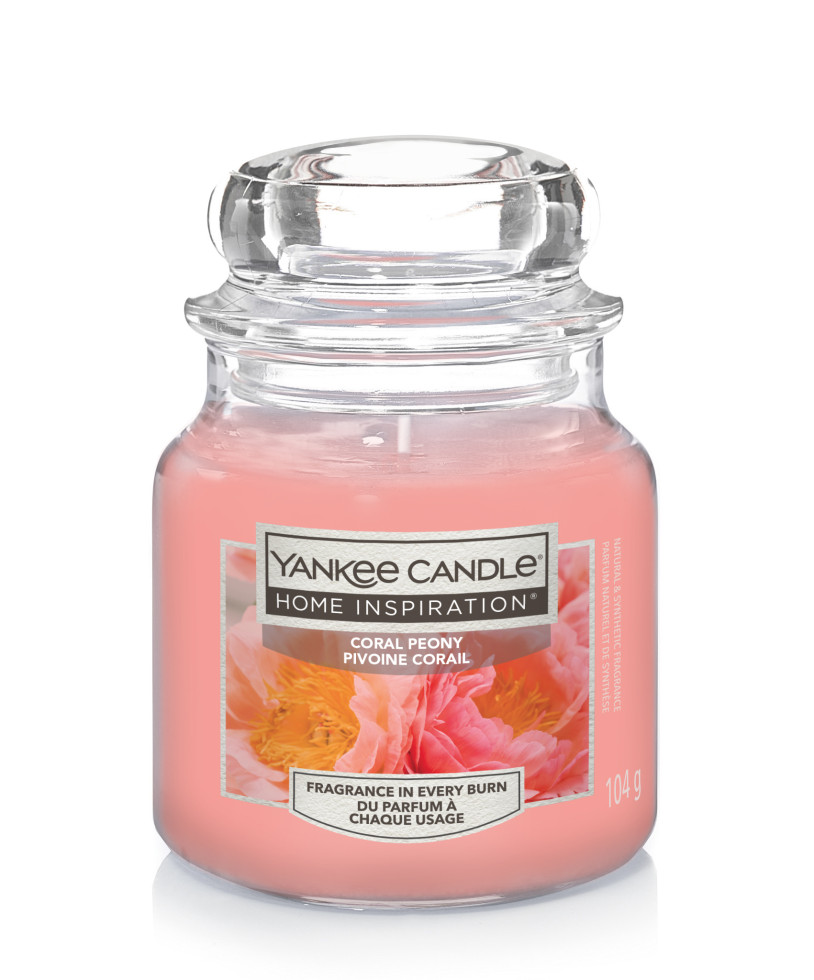 Yankee Candle Duftkerze Kleines Glas Coral Peony 104 g rosa