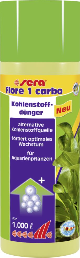 Sera Dünger für Aquarienpflanzen Flore 1 Carbo 250 ml