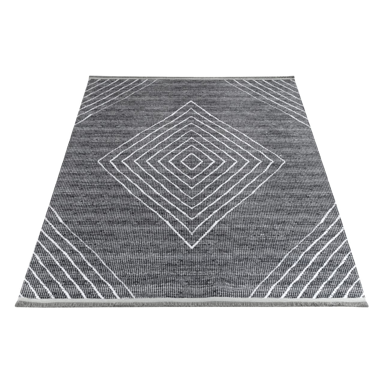 Teppich Efe - waschbar 1010 anthrazit, 160 x 230 cm