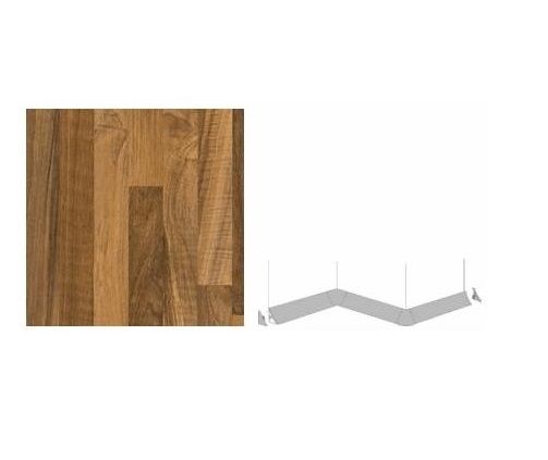 Getalit Endkappen Plus 35 x 25 x 15 mm, Butcherblock-Optik