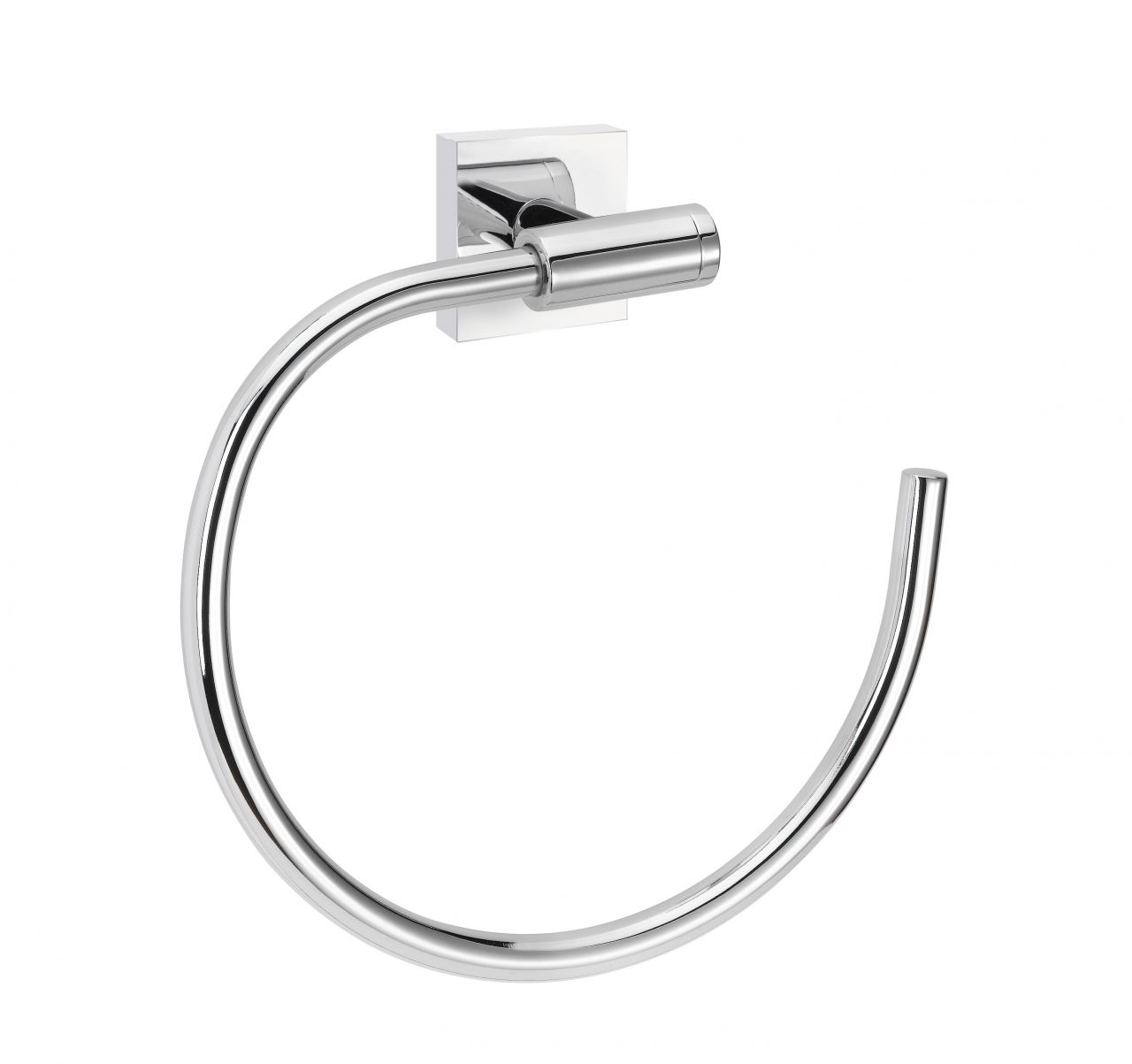 Primaster Handtuchring Edelstahl verchromt Classic Cube Ø 20 cm