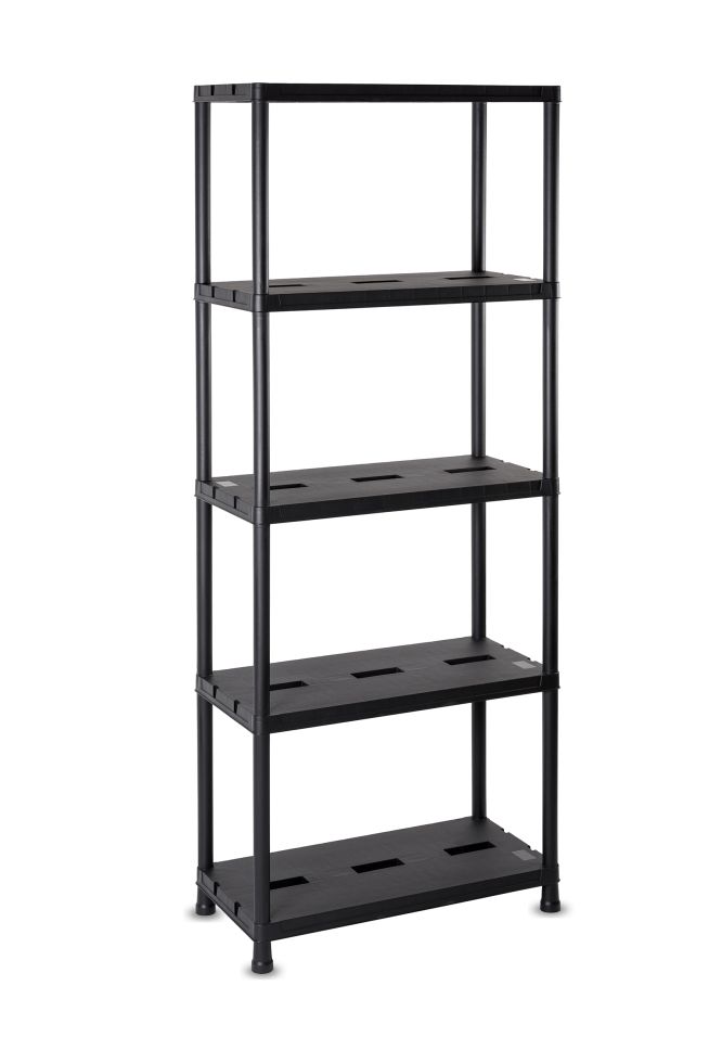 Kunststoffregal 73/5 180 x 71 x 35 cm 5 Kunststoffböden 180 kg