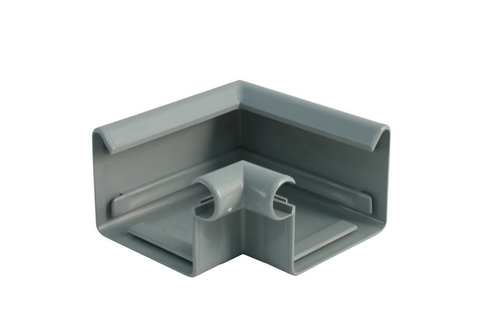 Marley Rinnenwinkel NW 70 mm, Innenecke, 90°, Kastenform, grau