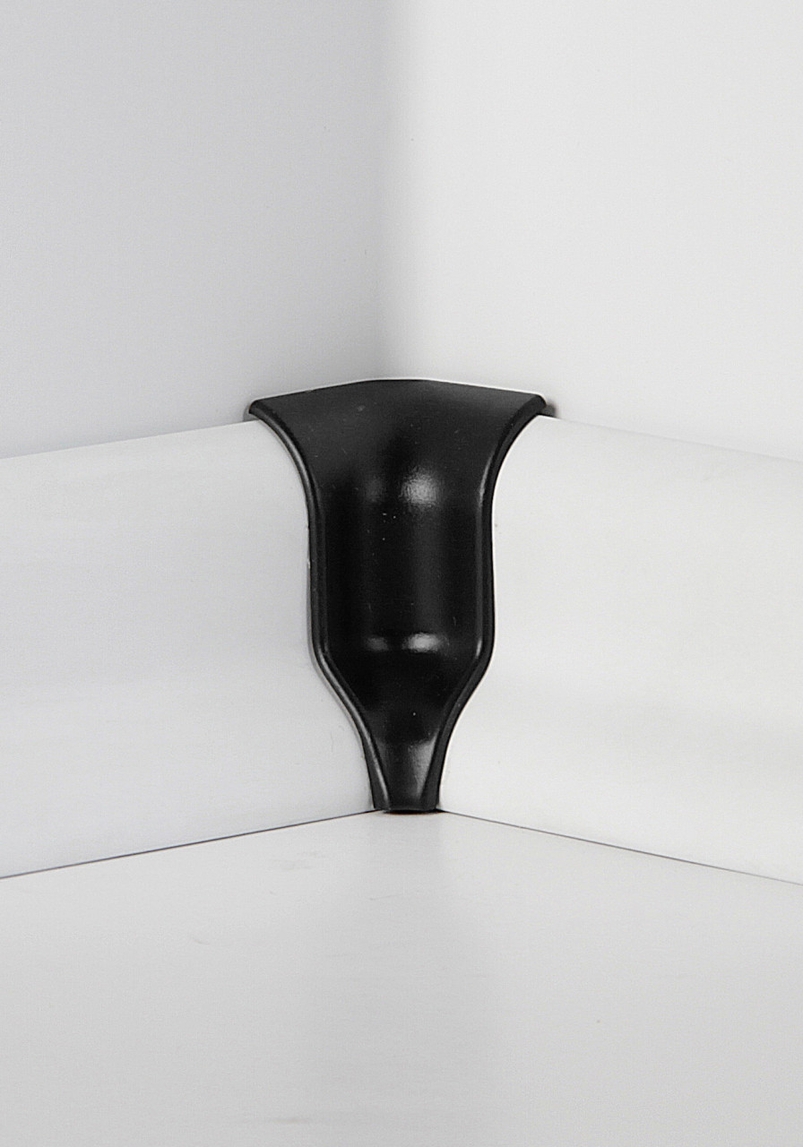 Classen Innenecke für FUXX-Laminatleiste foliert 40 x 20 mm mm schwarz uni