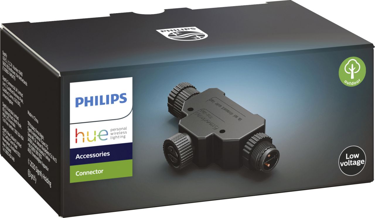Philips Hue T-Stecker Outdoor schwarz Niedervolt-System IP67