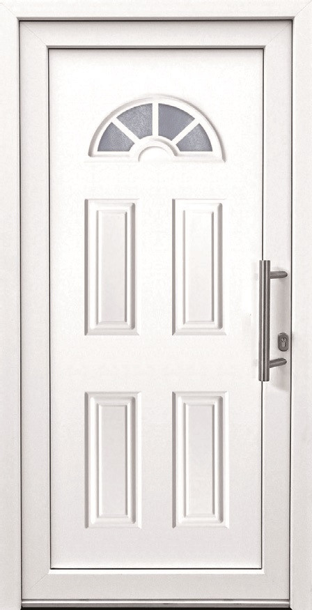 Panto Haustür Modell K001 DIN rechts weiß 110 x 210 cm