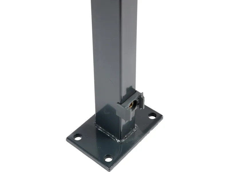 Floraworld Zaunpfosten 109,3 x 6 x 4 cm anthrazit