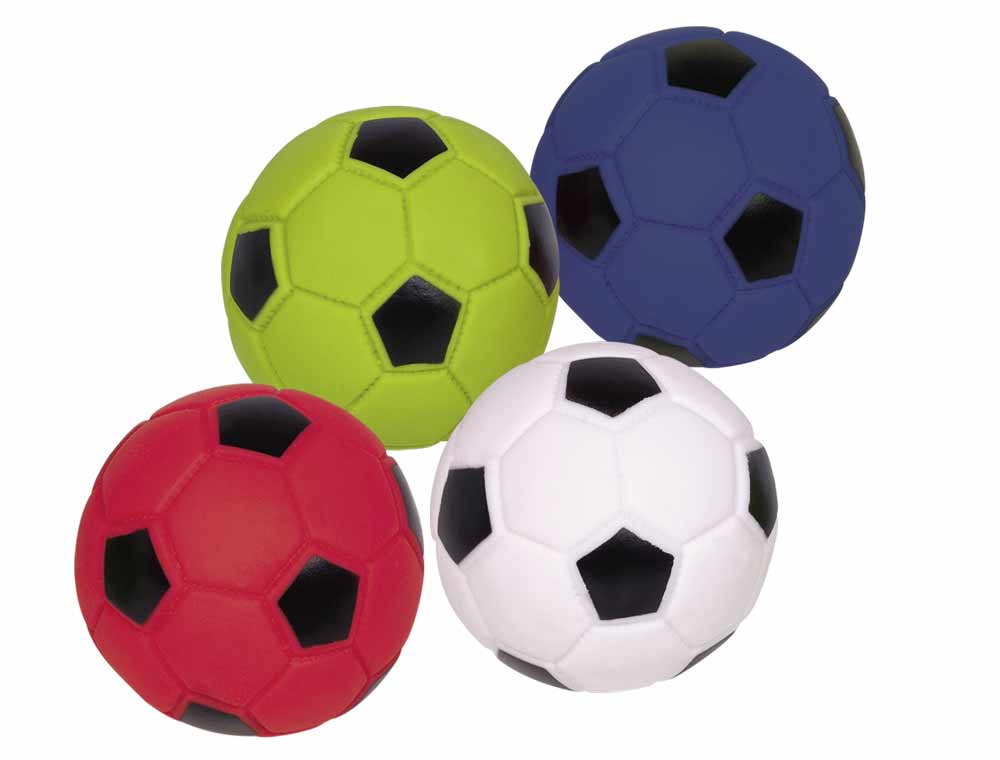 Nobby Vinyl Fußball mit Squeaker Ø 9 cm