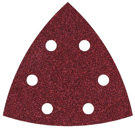 Wolfcraft Schleifpapier Delta K40 K60 K80 K120 K180 95 mm 20 Stück
