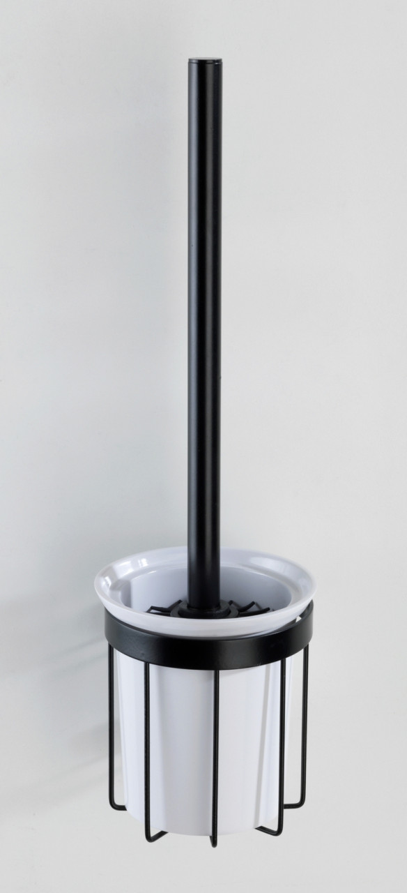 Wenko Wand WC-Garnitur Classic Plus schwarz Stahl