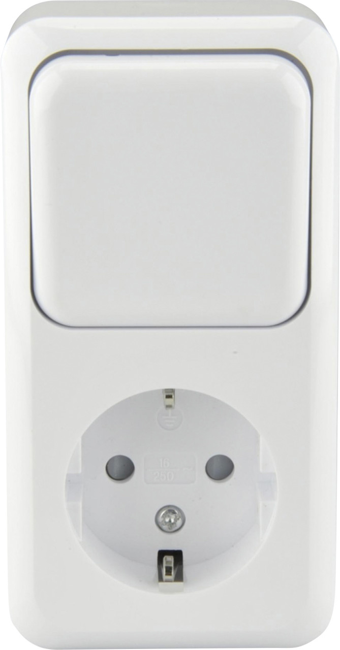 Unitec Kombination Aufputz weiß, Serie Standard