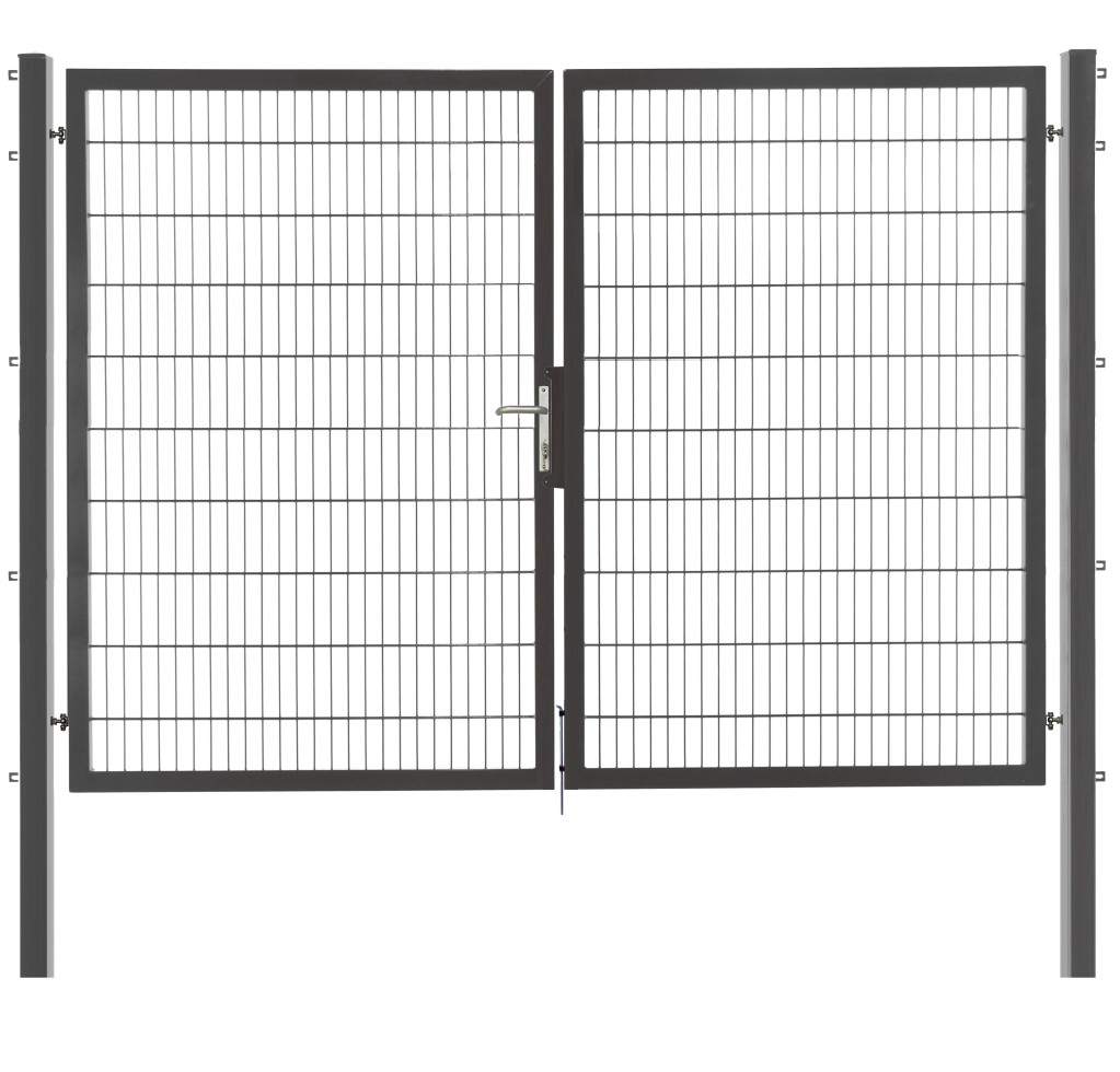 Floraworld Gartentor doppelflügelig Premium 300 x 200 cm anthrazit
