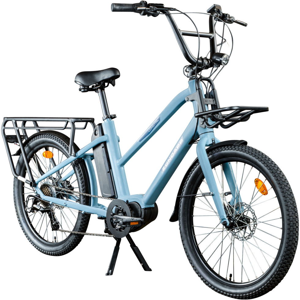 Zündapp E-Bike Longtail M400 24 Zoll 7-Gang 504 wh blau